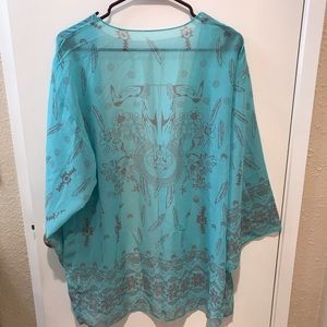 Teal Kimono